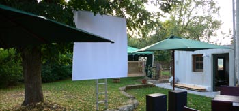 Kino im Biergarten